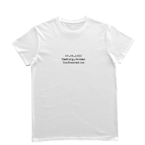 Johannes Brahms Birthdate T-shirt