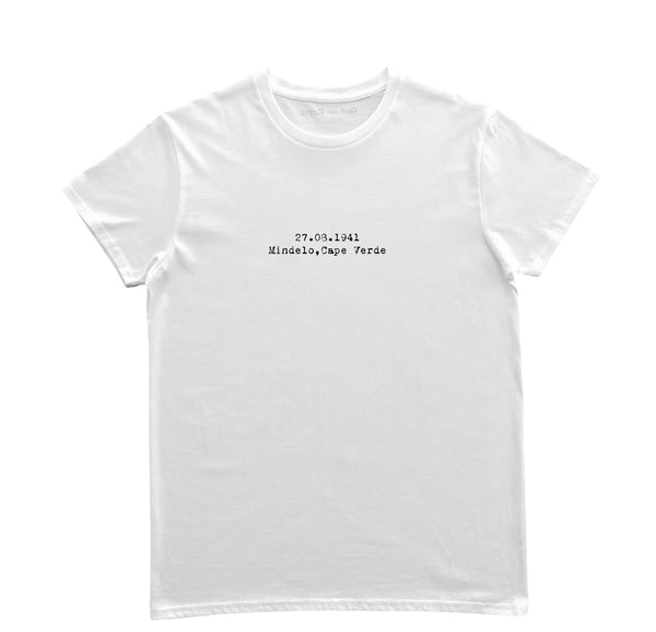 Cesária Évora Birthdate T-shirt