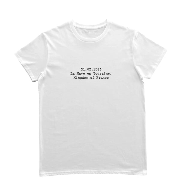 René Descartes Birthdate T-shirt