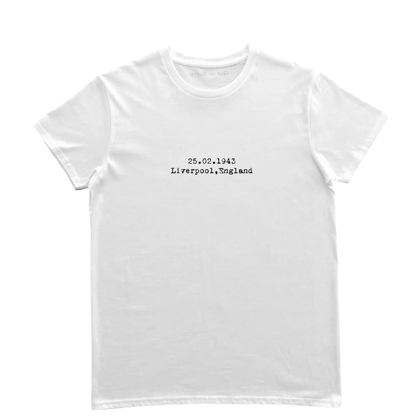 George Harrison Birthdate T-shirt