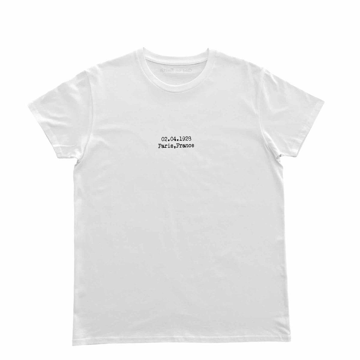 Serge Gainsbourg Birthdate T-shirt – God on Earth